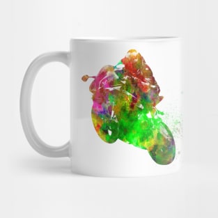 Watercolor moto gp rider Mug